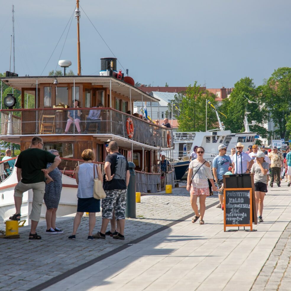 Summer opening at Savonlinna Market Square.